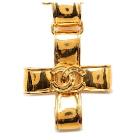 Collana Chanel Vintage Coco Mark con motivo a croci