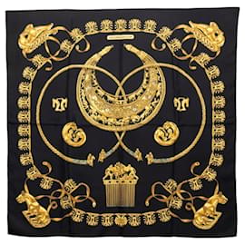 Hermès Sciarpa Hermes Carre 90 LES CAVALIERS D’OR