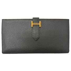 Hermès Portafoglio lungo HERMES Bearn Soufflé