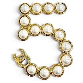 Spilla Chanel 24S Coco Mark No. 5 Pearl