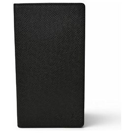 Portafoglio bi-fold Louis Vuitton Taiga in Ardoise