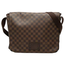 Louis Vuitton Marrone Damier Ebene Brooklyn GM