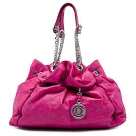 Tote Le Trente in agnello rosa cannage Dior