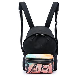 Zaino Baby City Hunting in tela nera Saint Laurent