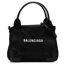 Balenciaga Borsa Satchel in Denim Nero Navy XS