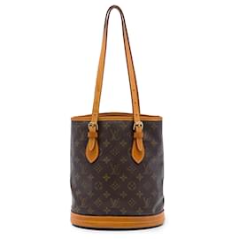 Louis Vuitton Brown Monogram Petit Bucket