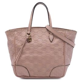 Borsa Gucci Pink Small Guccissima Bree