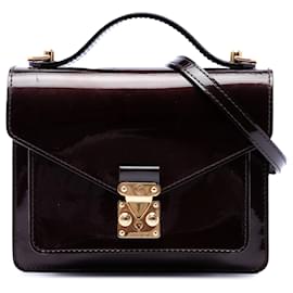 Louis Vuitton Purple Vernis Monceau BB