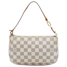 Louis Vuitton Pochette Accessoires in Damier Azur bianco