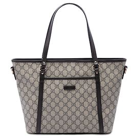 Borsa Tote Convertible Gucci Beige GG Supreme Joy