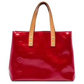 Louis Vuitton Red Monogram Vernis Reade PM