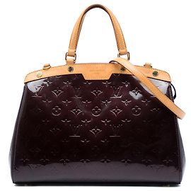 Louis Vuitton Purple Monogram Vernis Brea MM
