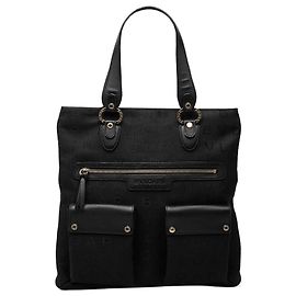 Bulgari Tote Bvlgari Black Canvas Logomania