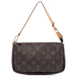 Louis Vuitton Pochette Accessoires Monogram Marrón