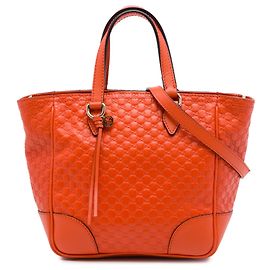 Borsa Gucci Orange Small Microguccissima Bree