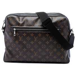 Borsa a tracolla Louis Vuitton Brown Monogram Macassar Torres