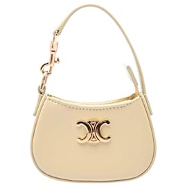 Borsa Triomphe Tilly in vitello micro lucido giallo Celine - Céline
