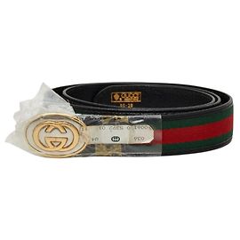 Cintura Gucci Sherry Line GG Logo Buckle