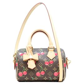 Borsa a tracolla Louis Vuitton x Takashi Murakami Monogram Cherry Speedy Bandoulière 20