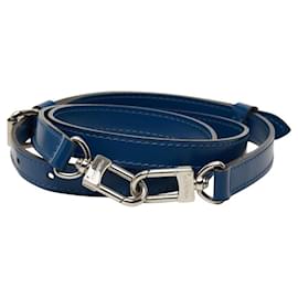 Correa de hombro en cuero azul marino Louis Vuitton