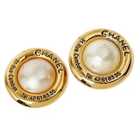 Orecchini Chanel Vintage Round Clip