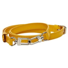 Correa de hombro en cuero amarillo Louis Vuitton