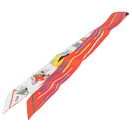 Foulard in seta Twilly Hermes - Hermès