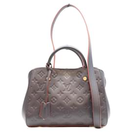 Borsa a tracolla Louis Vuitton Marine Rouge Monogram Empreinte Montaigne BB