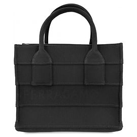Borsa in tela nera Salvatore Ferragamo