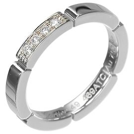 Anello Maillon Panthère in oro bianco 18K Cartier