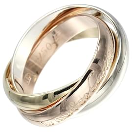 Anello Cartier Trinity in oro rosa bianco e giallo