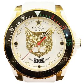 Gucci Dive Mystic Cat Uhr