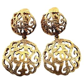 Orecchini Chanel Vintage Gold Clip