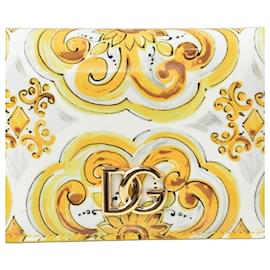 Dolce & Gabbana Yellow Bi-fold Wallet