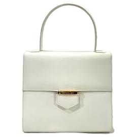 Sac à main en cuir blanc Yves Saint Laurent