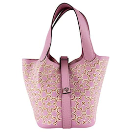 Borsa micro Hermès Lucky Daisy Picotin Lock