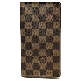 Cartera larga en lona Damier Louis Vuitton