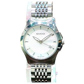 Gucci G-Timeless Quarzuhr aus Edelstahl