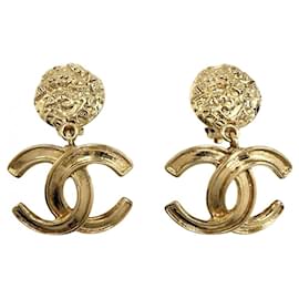 Orecchini Chanel Vintage Gold Clip