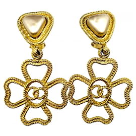 Orecchini Chanel Vintage Gold Clip