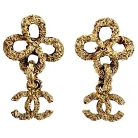 Chanel Clip-Ohrringe in Gold
