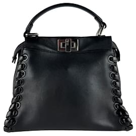 Fendi Mini Peekaboo Lederhandtasche