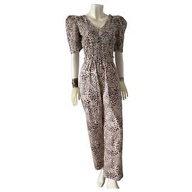 Sea New York Leopard Print Cotton Jumpsuit