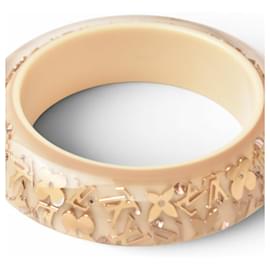 Bracciale rigido Louis Vuitton Beige Gold Swarovski