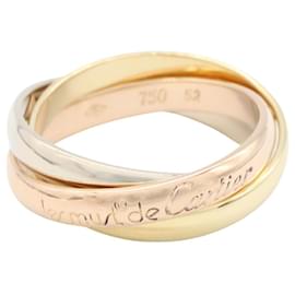 Anillo Cartier Trinity en oro rosa blanco y amarillo