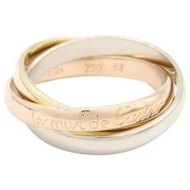 Anillo Cartier Trinity en oro rosa blanco y amarillo 18K