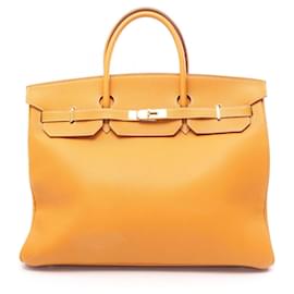 Hermes Birkin 40 Handtasche aus gelbem Togo-Leder - Hermès