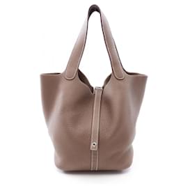 Hermes Picotin Lock MM Etoupe Handbag - Hermès
