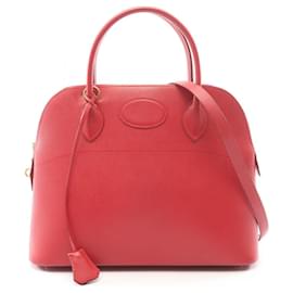 Hermes Bolide 31 Rouge Vif 2-Way Handbag - Hermès