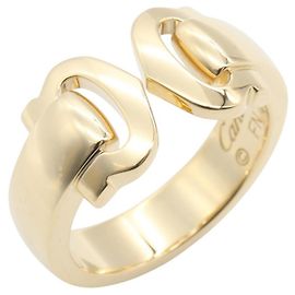 Cartier 2C Band Ring aus 18K Gelbgold